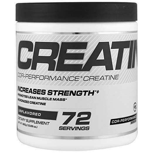 Cellucor Micronized Creatine Monohydrate Powder, COR-Performance Series, Unflavored, 72 Servings