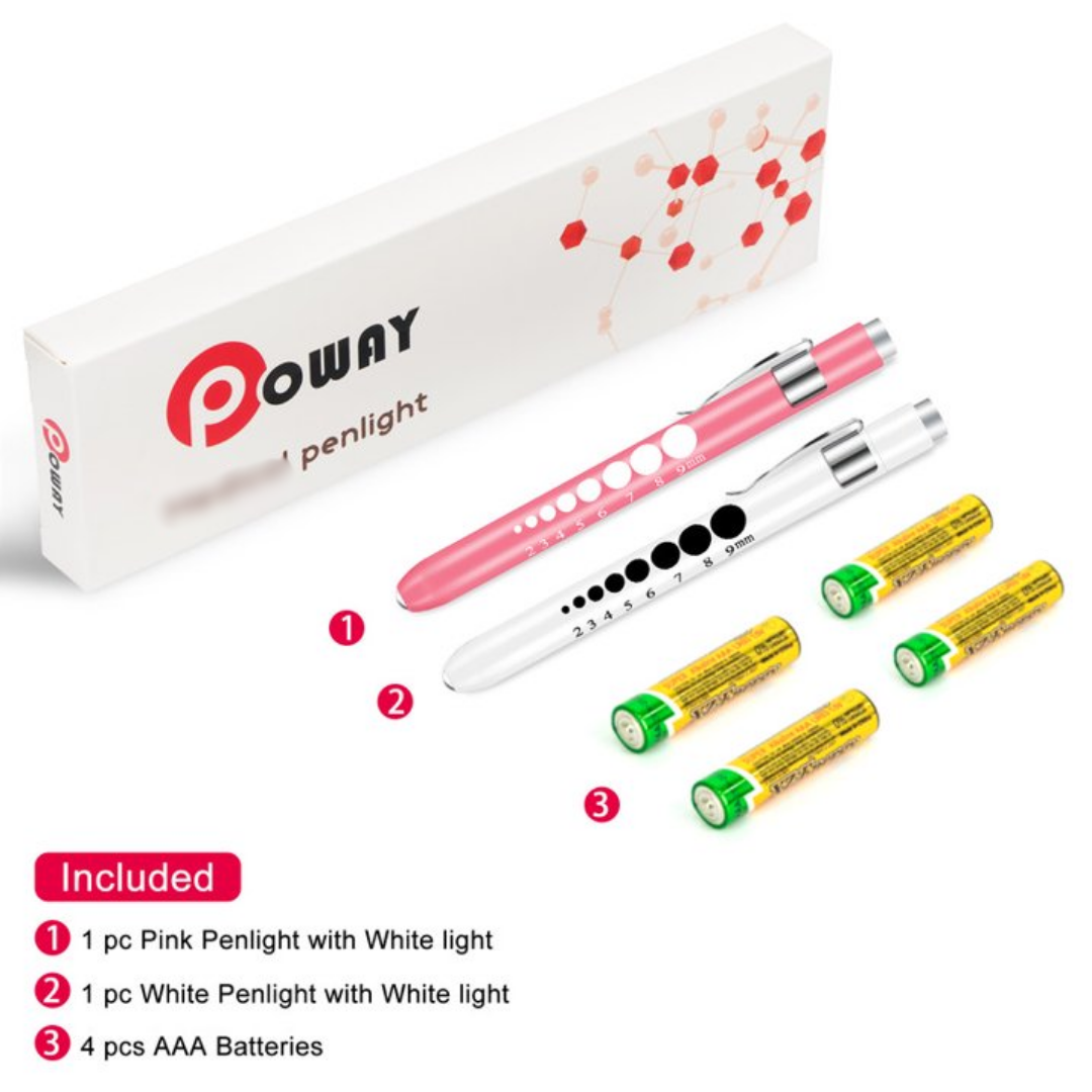 Opoway LED Penlight White & Pink