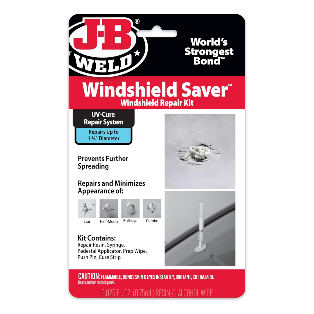 JB Weld WindShield Saver Repair Kit 0.025 fl oz / 0.75ml (2100)