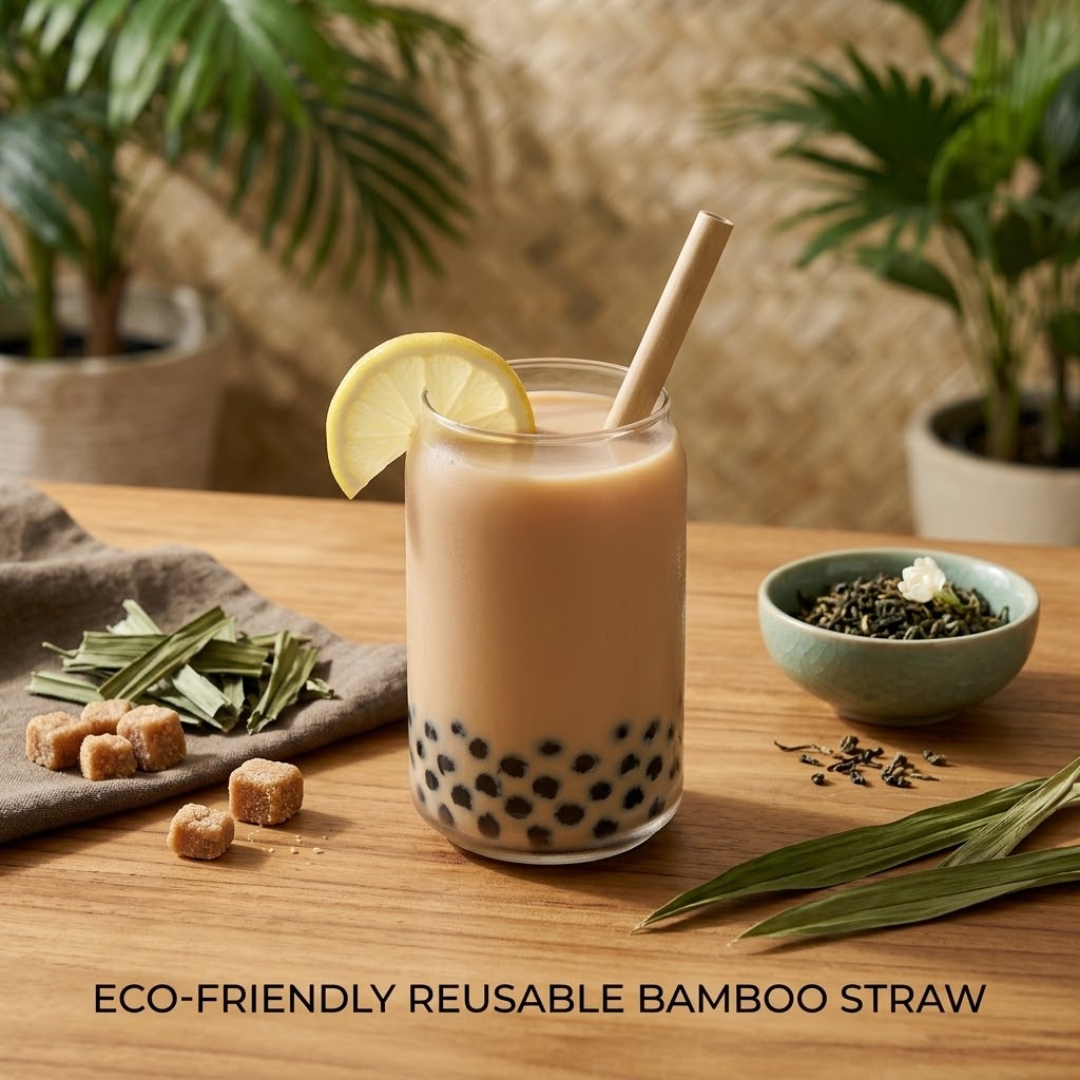 Honest House Pointed Tip Organic Bamboo Straw