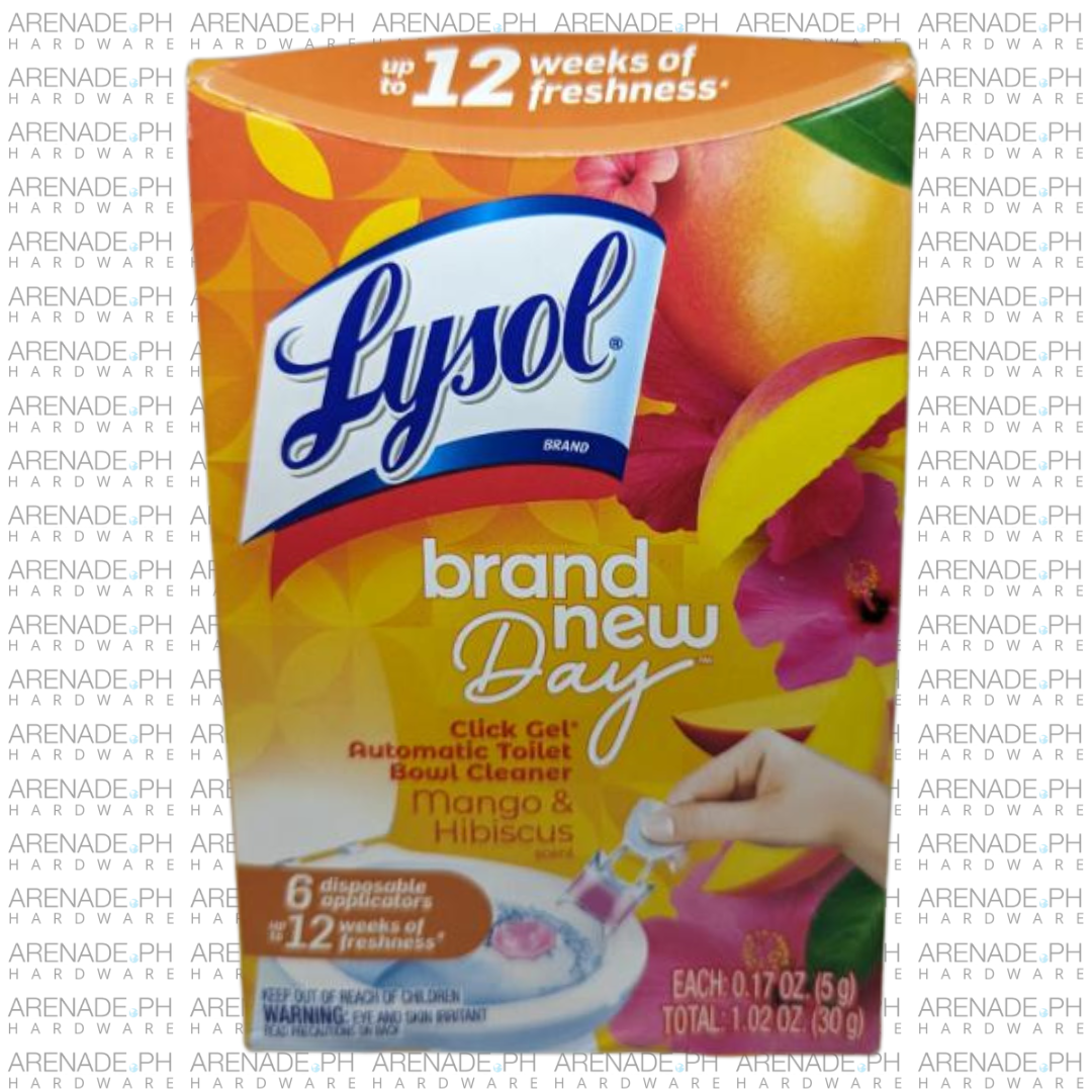 Lysol Click Gel Automatic Toilet Bowl Cleaner 6 applicators 30g