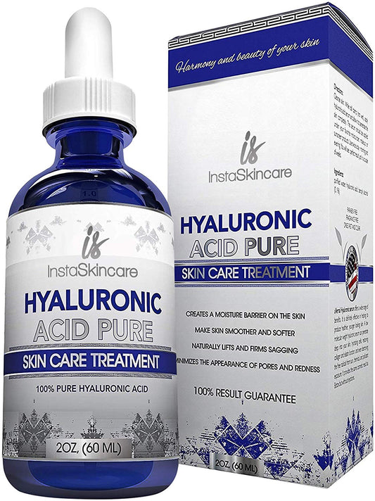 InstaSkincare Hyaluronic Acid Pure for Face (2 oz) Anti-aging Formula