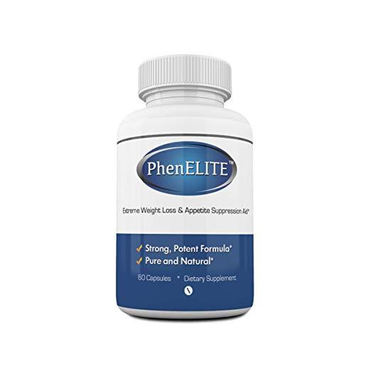 PhenELITE Weight Loss & Appetite Suppressant, 60 Capsules