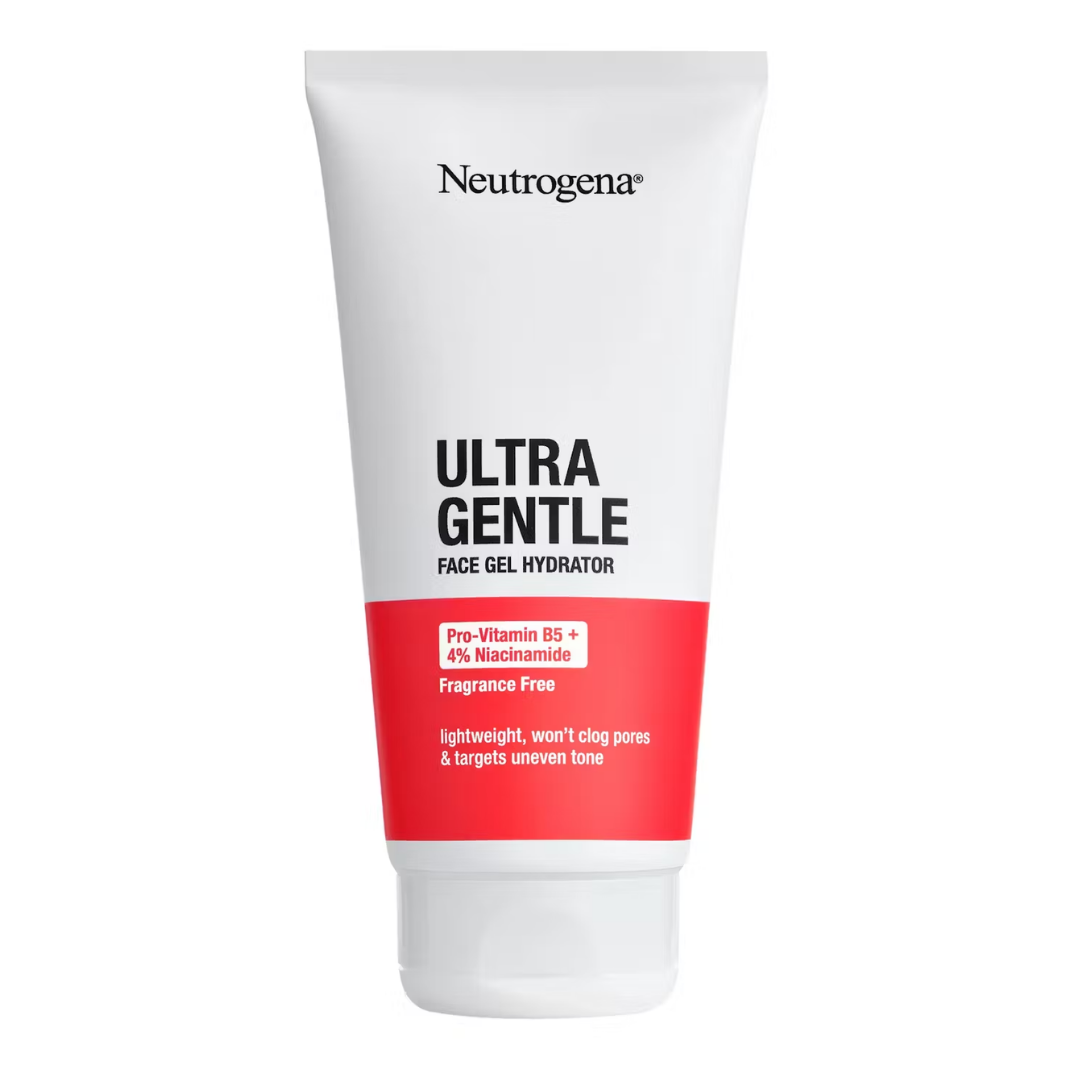 Neutrogena Ultra Gentle Face Gel Hydrator For Acne Prone Skin, Fragrance Free, 5.0 oz / 141g
