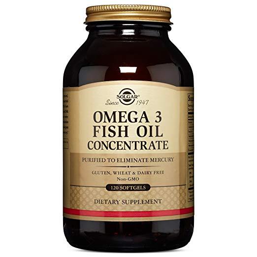 Solgar Omega-3 Fish Oil Concentrate - 120 Soft Gels