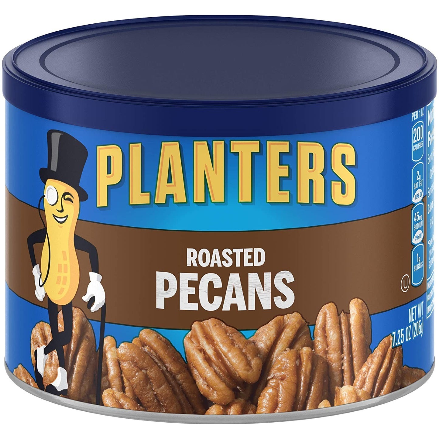 EXP 09/2025 PLANTERS Roasted Pecans 7.25 oz / 205 g Resealable Boat