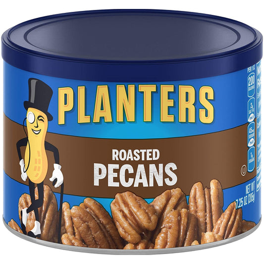 EXP 09/2025 PLANTERS Roasted Pecans 7.25 oz / 205 g Resealable Boat