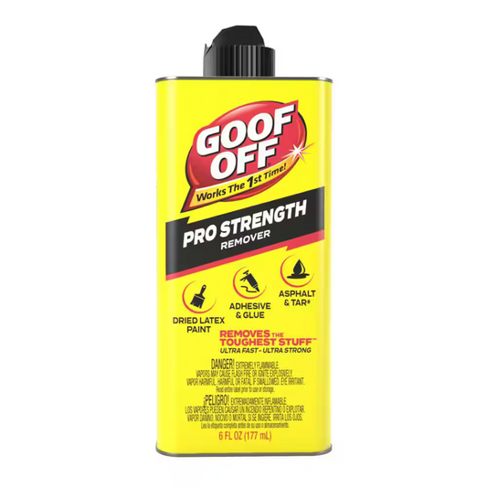 Goo Off Pro Strength Paint, Adhesive, Asphalt Remover 6 fl oz / 177ml