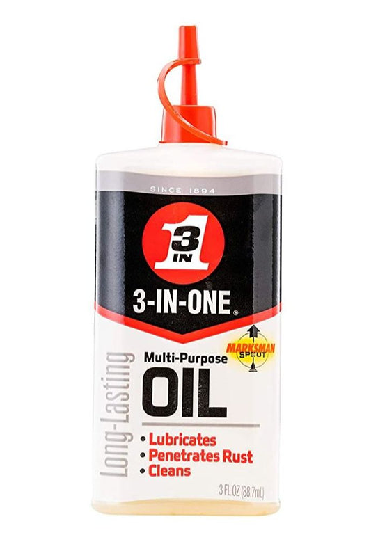 3-In-One 10135 Long Lasting Multi Purpose Oil Lubricant - 88.7ml