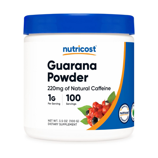 Nutricost Guarana Powder 220mg Supplement 3.5oz / 100g