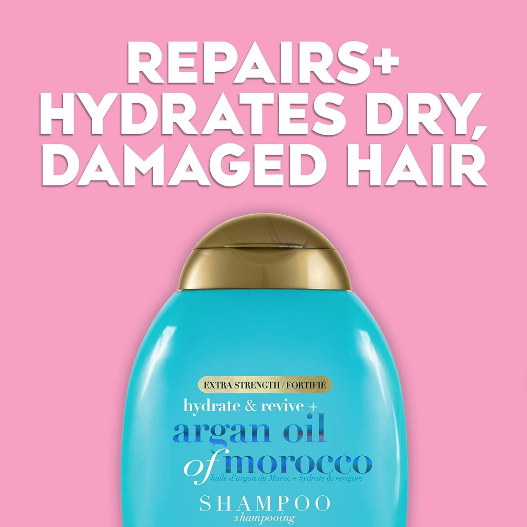 OGX Extra Strength Hydrate & Repair + Argan Oil of Morocco Shampoo, 13 oz / 385 ml