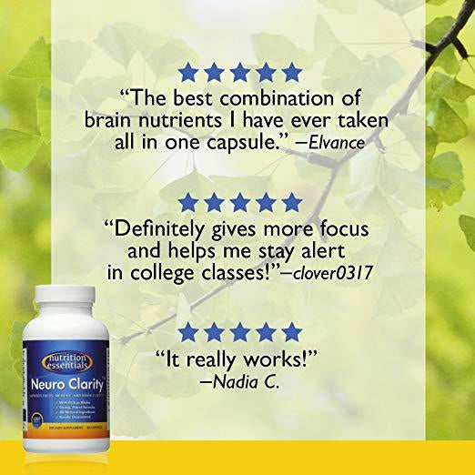 Nutrition Essentials Neuro Clarity Support 60 cap