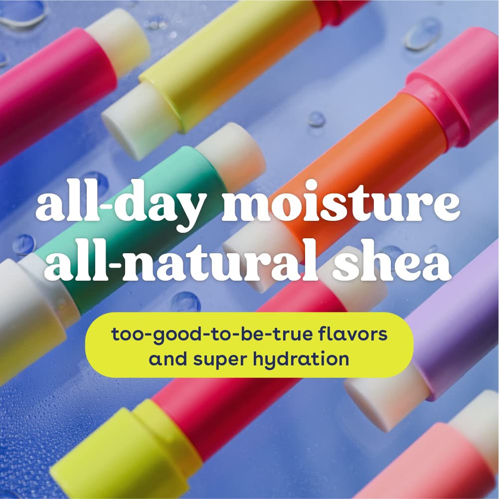 Eos Beach In A Balm 24H Moisture Lip Balm Raspberry Kiwi Splash 0.4 oz(4g) Stick / 0.35 fL
