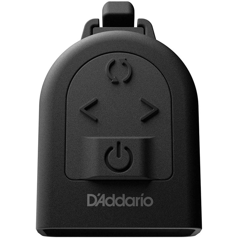 D'Addario Black Micro Guitar Headstock Tuner, Clip On (PW-CT-12)