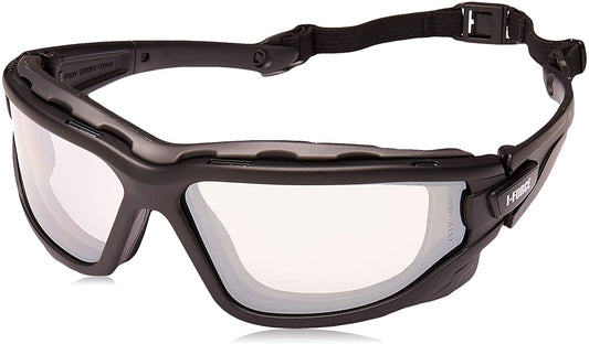 Pyramex I-FORCE with Anti-Fog Sporty Dual Pane Safety Goggles Indoor/Outdoor, Black