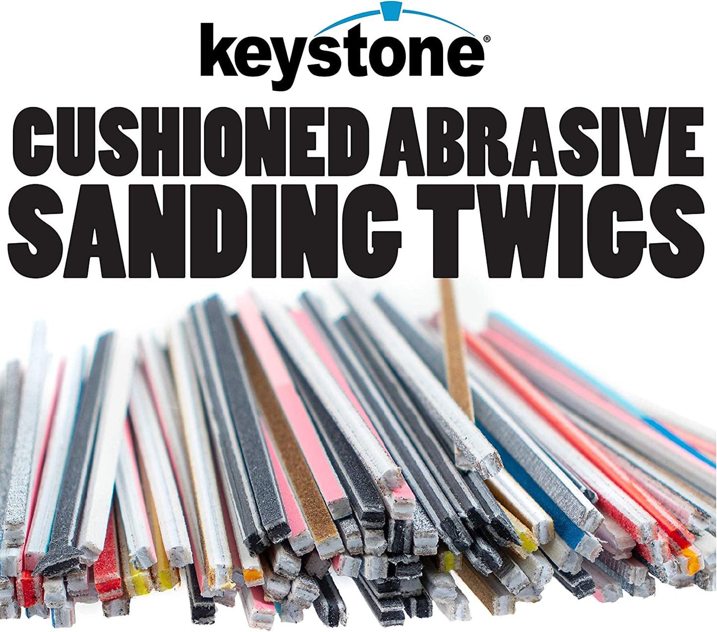 Keystone Sanding Twigs or Sticks Ideal for Woodworking Hobby Arts Crafts Models 20pcs