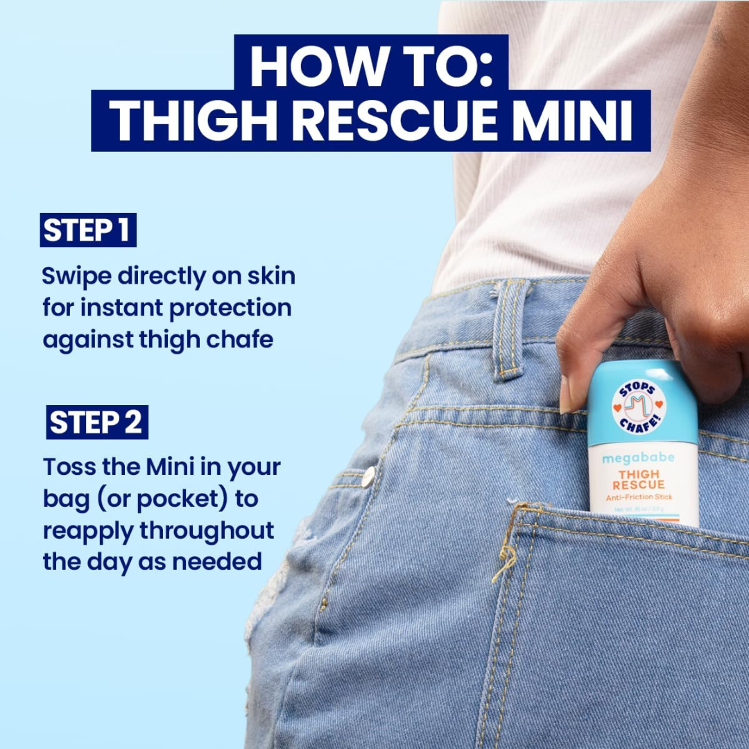Megababe Thigh Rescue Anti-Friction Stick, .81 oz / 23 g