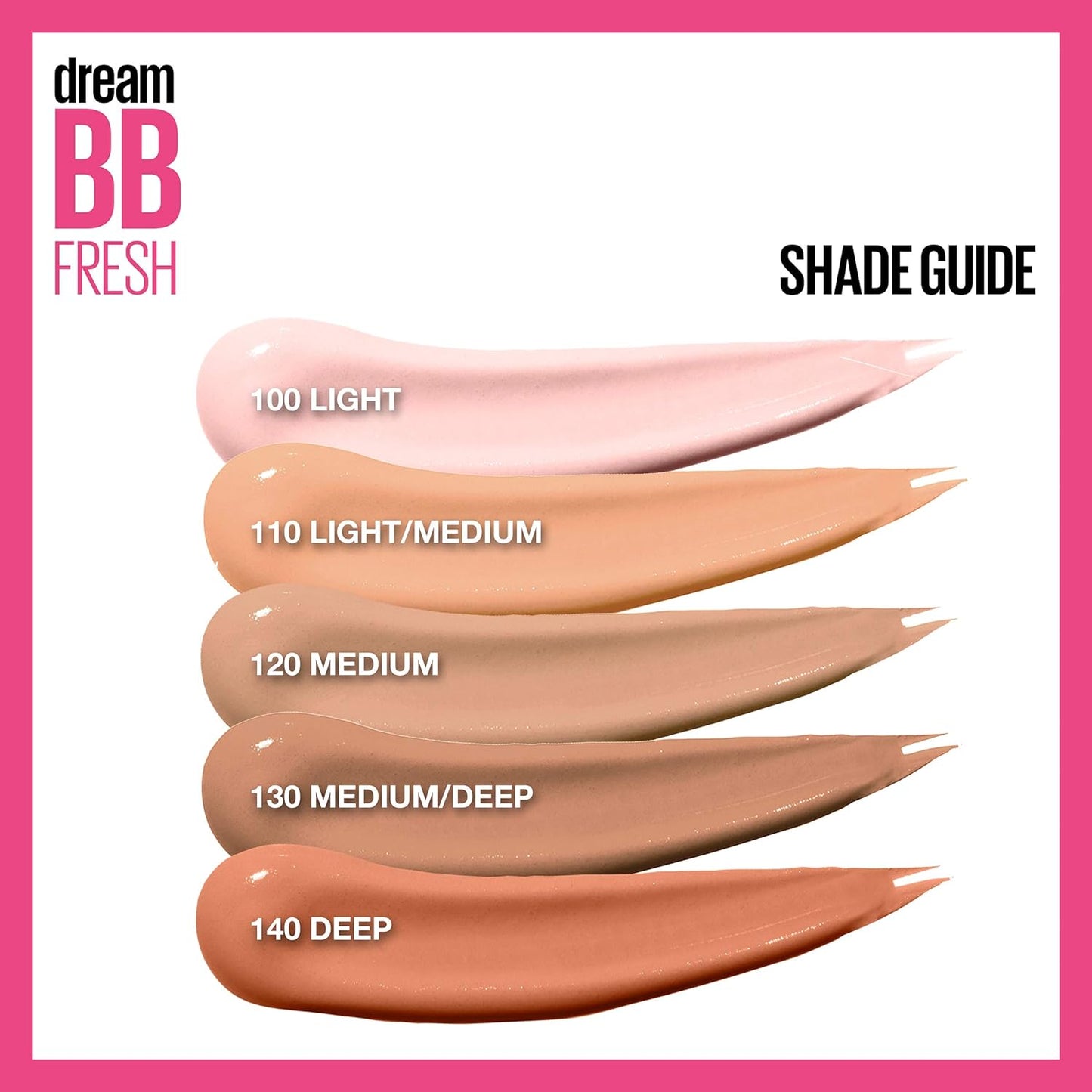 Maybelline Dream BB Fresh SPF 30 - 100 Light Sheer Tint 30ml