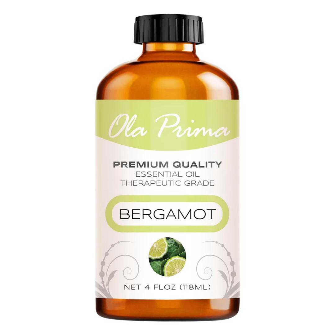 Ola Prima Bergamot Essential Oil, 4 oz / 118 ml