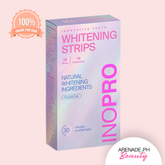 Inopro Innovative Teeth Whiteing Strips Peroxide Free, 28 Strips