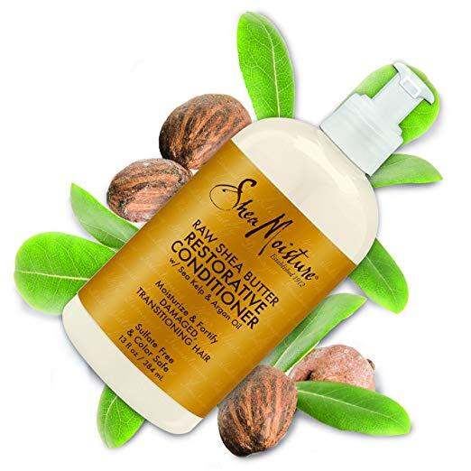 SheaMoisture Raw Shea Butter Restorative Conditioner with Sea Kelp & Argan Oil, 13 fl.oz / 384ml