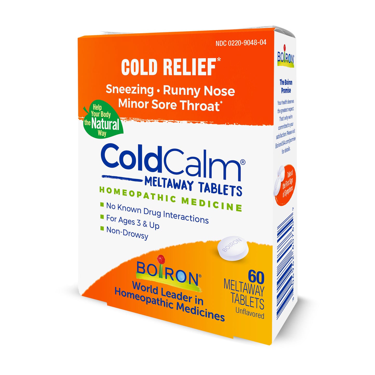 Boiron Coldcalm 60 Meltaway Tablets Homeopathic Medicine for Cold Relief