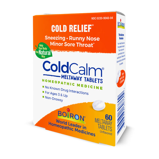 Boiron Coldcalm 60 Meltaway Tablets Homeopathic Medicine for Cold Relief