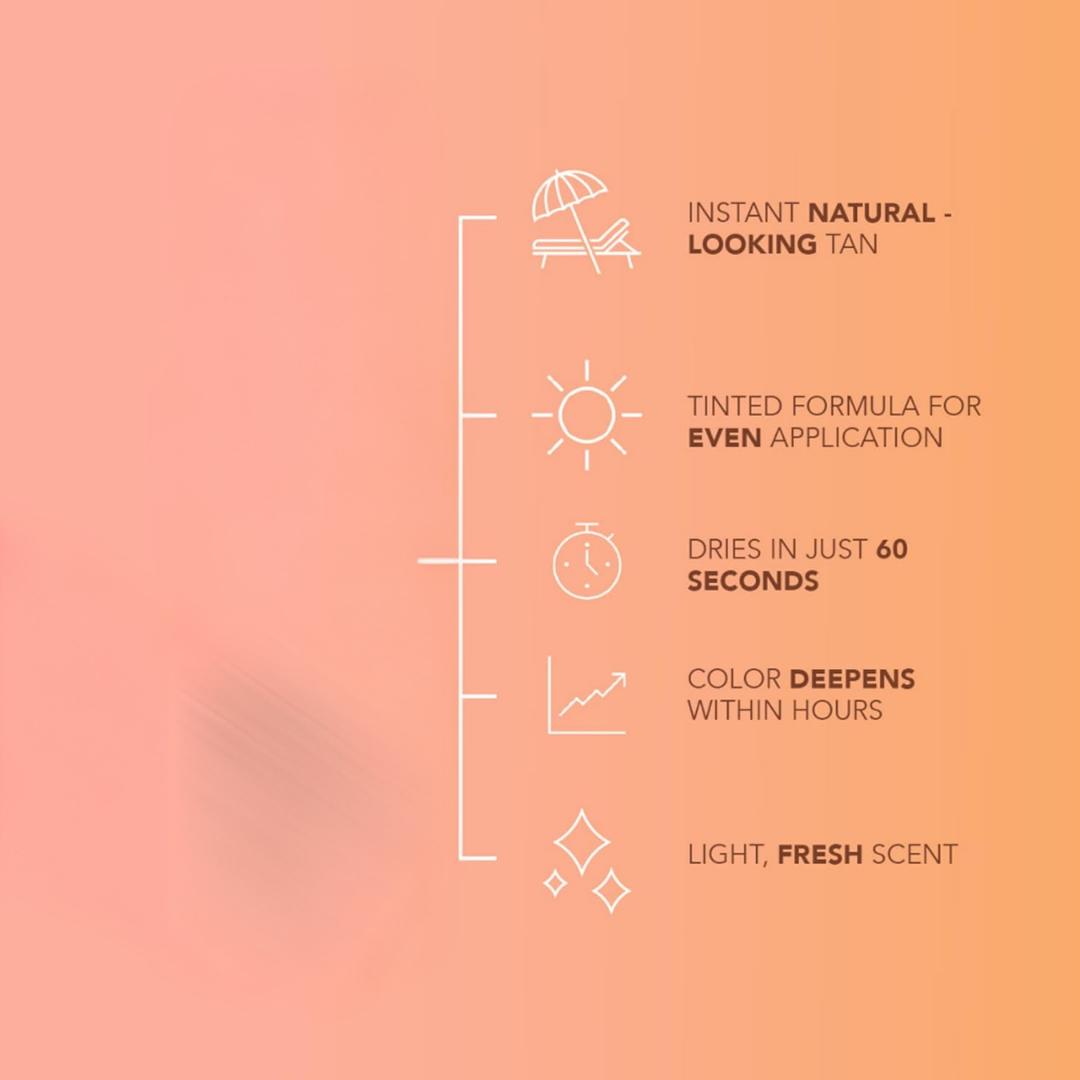 Trial Size Jergens Natural Glow Instant Sun Deep Bronze, 44 ml