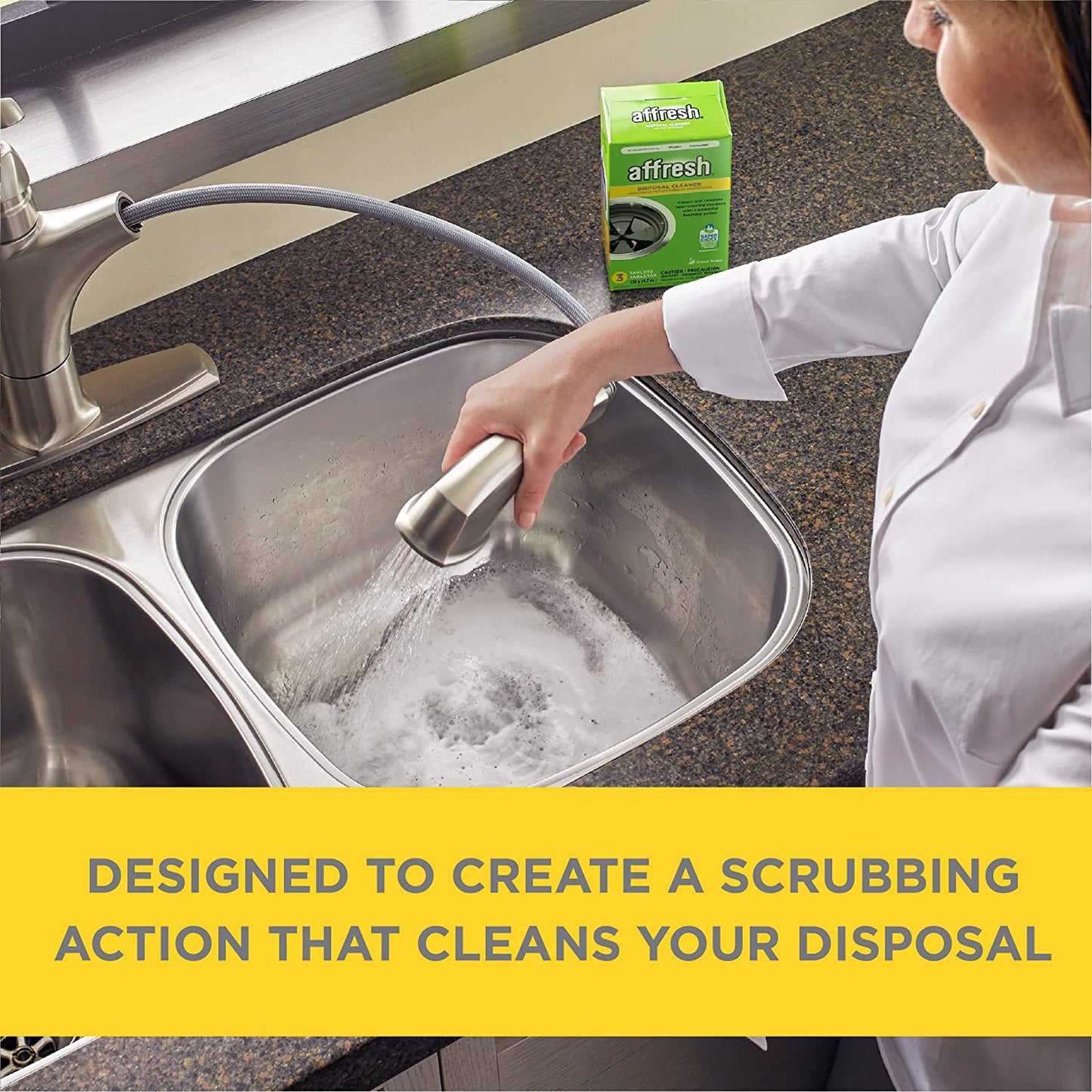 Affresh Disposal Cleaner, 4.7 oz (3 Tablets)