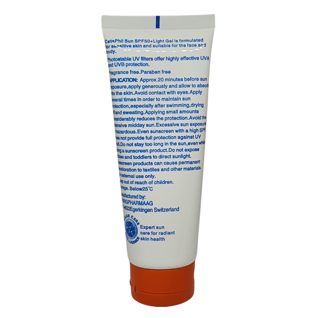 Cetaphil Sun Very High Protection Light Gel SPF 118 Water Resistant, 118ml