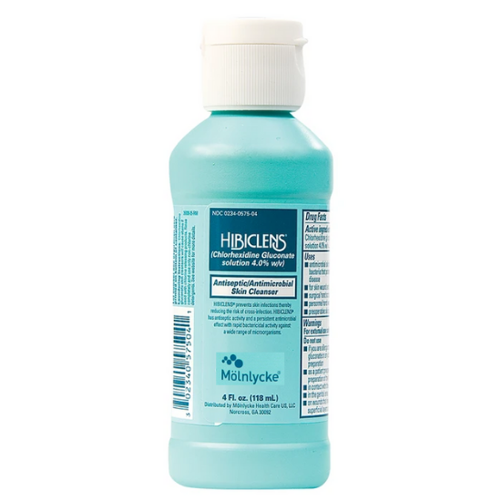 Hibiclens Antiseptic Skin Cleanser, 4 fl.oz / 118ml PACKAGING MAY VARY