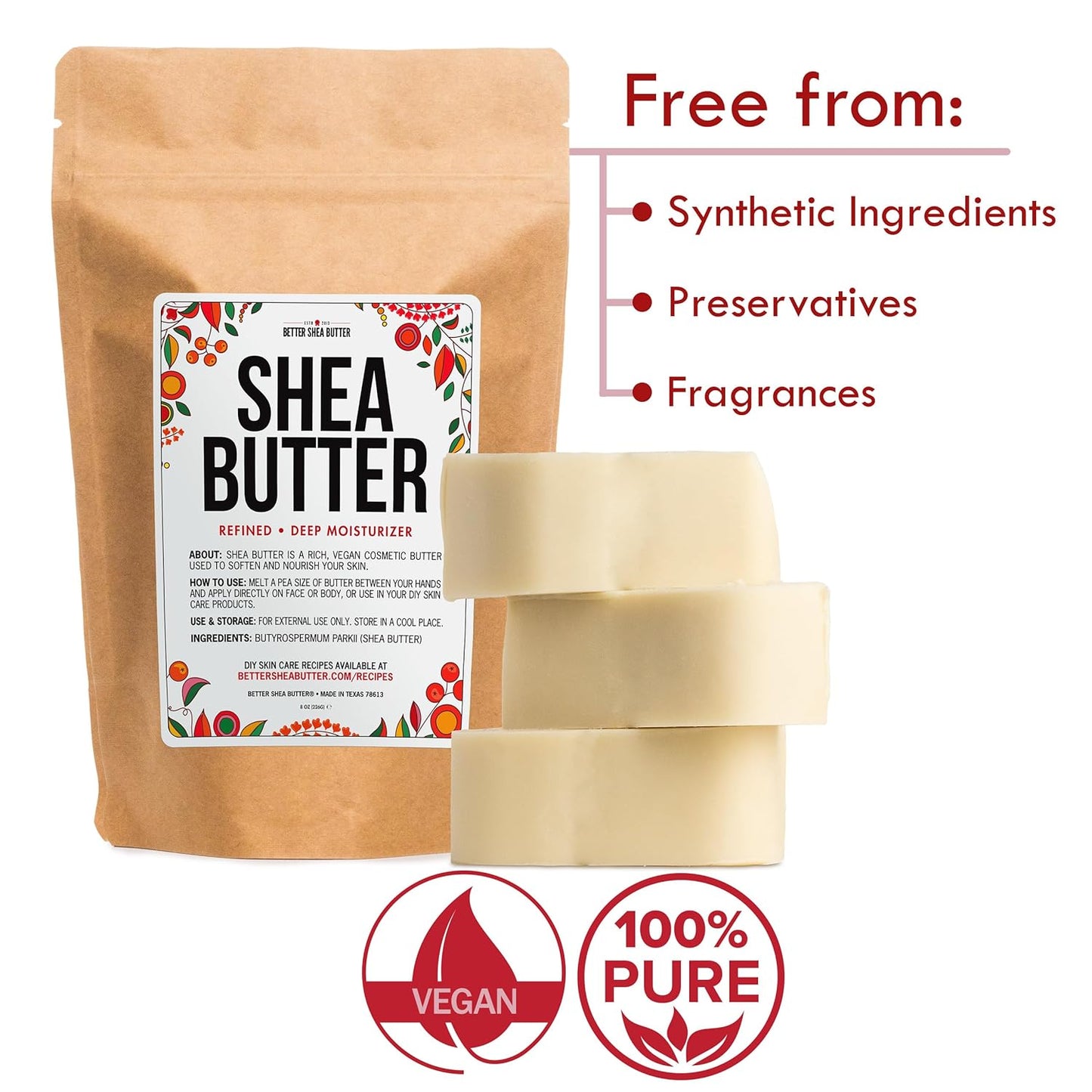 Better Shea Butter Refined Deep Moisturizer Bar, 226g / 8 oz.