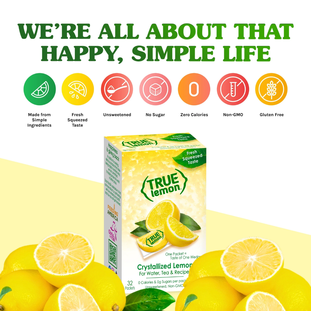 True Lemon Fresh Squeezed Taste, 100 Packets, 2.82 oz / 80 g