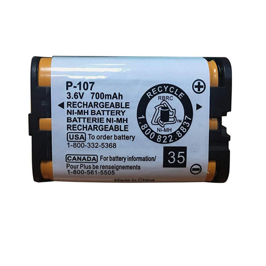 Geilienergy P-107 3.6v 700mAh Rechargeable Cordless Phone Battery
