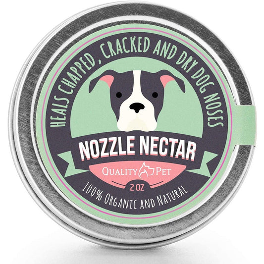 Quality Pet Nozzle Nectar 100% Organic and Natural Dog Nose Balm, 2 oz.