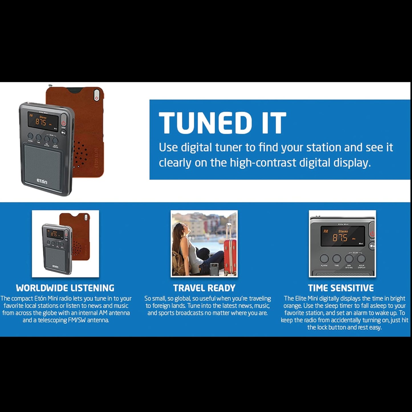 Eton Elite Mini Compact Radio (DAMAGE CASE)