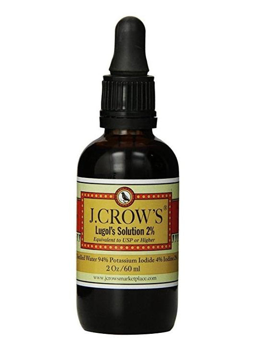 J.CROW'S Lugol's Iodine Solution 60ml