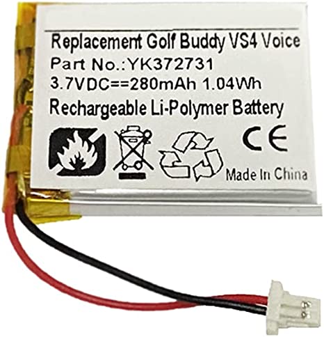 280mAh Battery Replacement Compatible with Voice 2 Talking GPS Range Finder