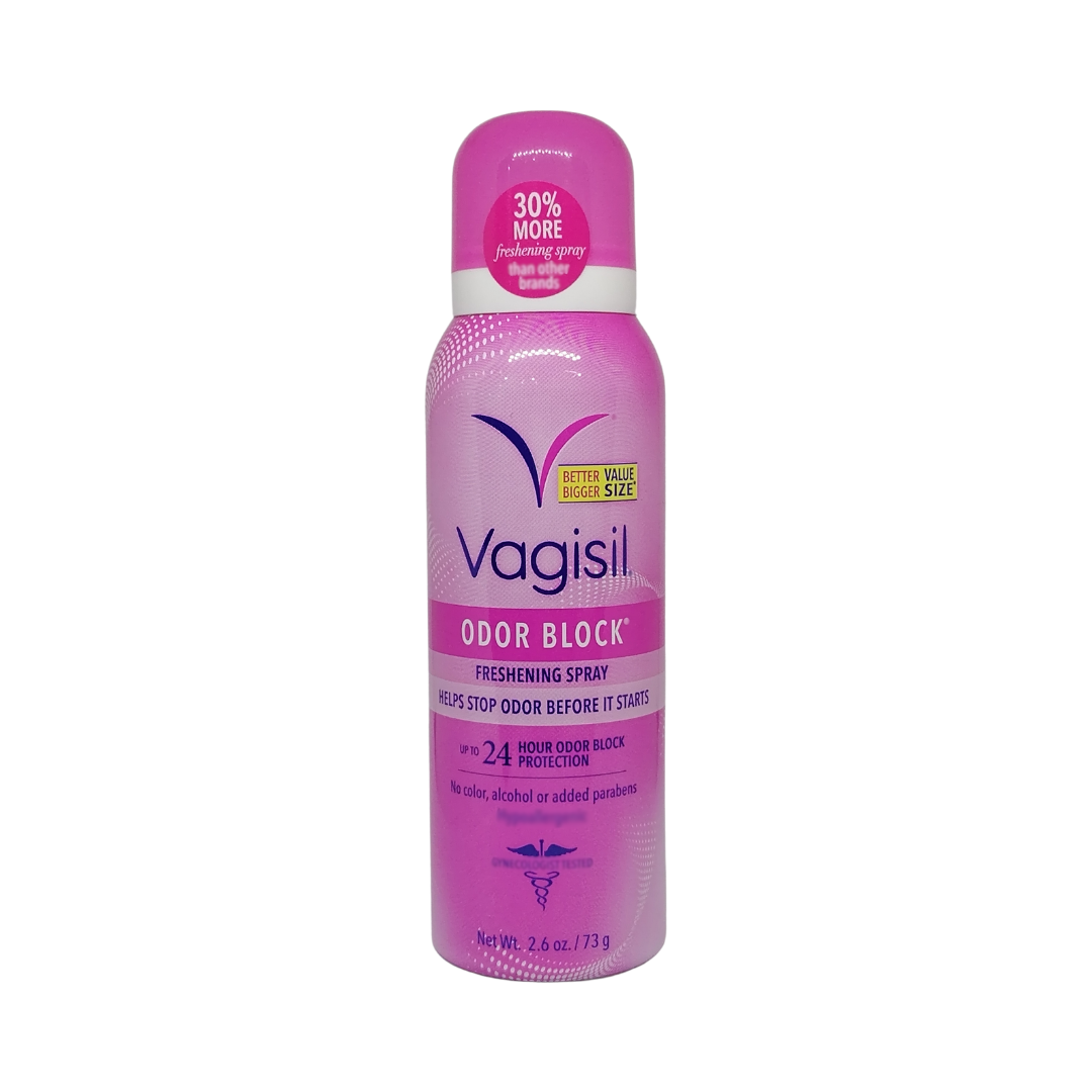 Vagisil Odor Block Freshening Spray, 2.6 oz / 73 g