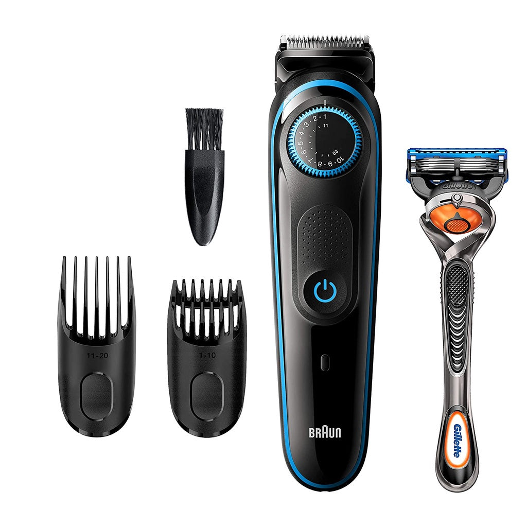 Braun Beard Trimmer 5 (BT5240), Cordless & Rechargeable with Gillette ProGlide Razor