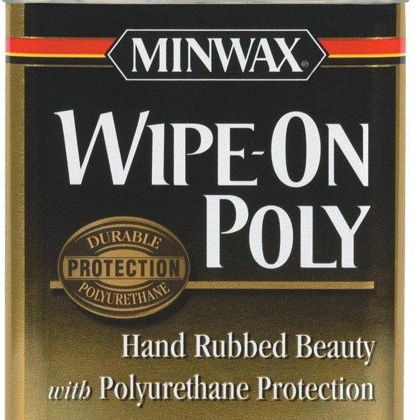 Minwax 40900 1 Pint Clear Satin Finish Wipe-On Polyurethane Finish, 16 fl.oz PACKAGING MAY VARY