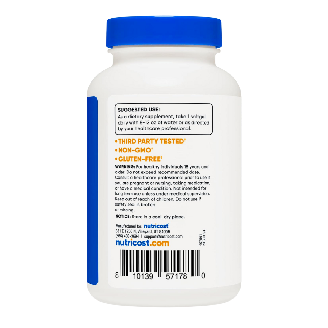 Nutricost Vitamin A 10,000IU Supplement 500 Softgels