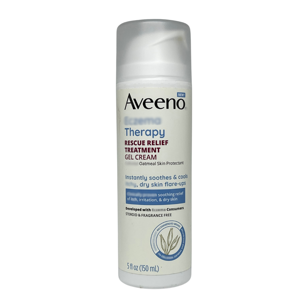 Aveeno Eczema Therapy Rescue Relief Gel Cream, 5 oz / 150 ml