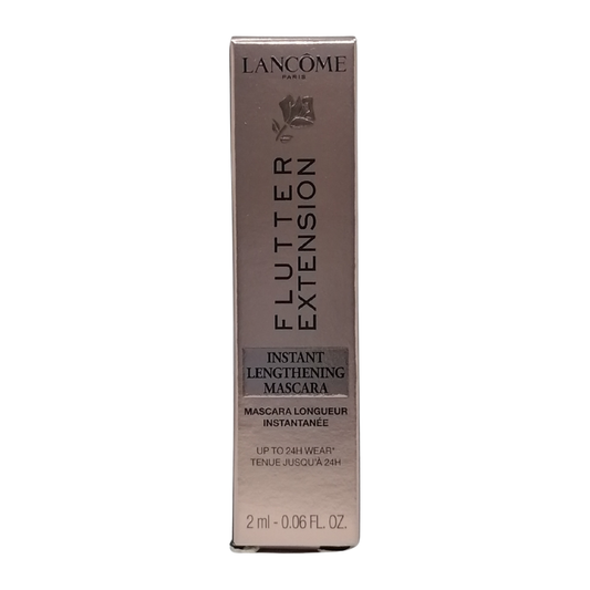 Trial Size Lancome Lash Idole Flutter Extension Instant Lengthening Mascara 01 True Black, 2 ml / 0.06 oz