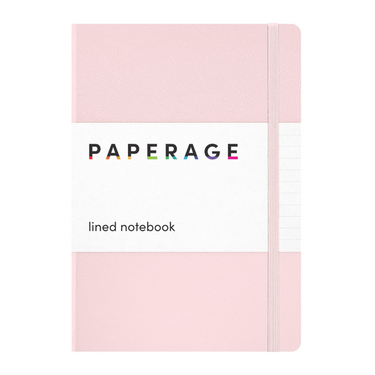Paperage Hardcover Lined Notebook 160 pages 100gsm, 1 Piece
