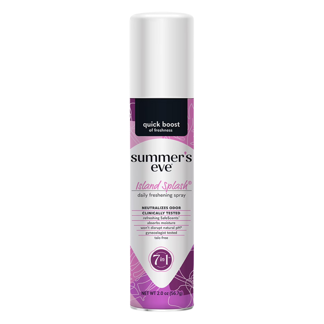 Summer's Eve Island Splash Freshening Spray 5 In 1 Neutralizes Odor 56.7g