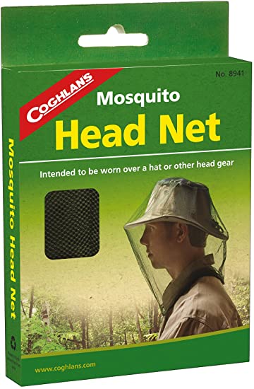 Coghlan's Mosquito Head Net 8941 To Be Worn over a Hat, Head Gear 8941, 1 Count