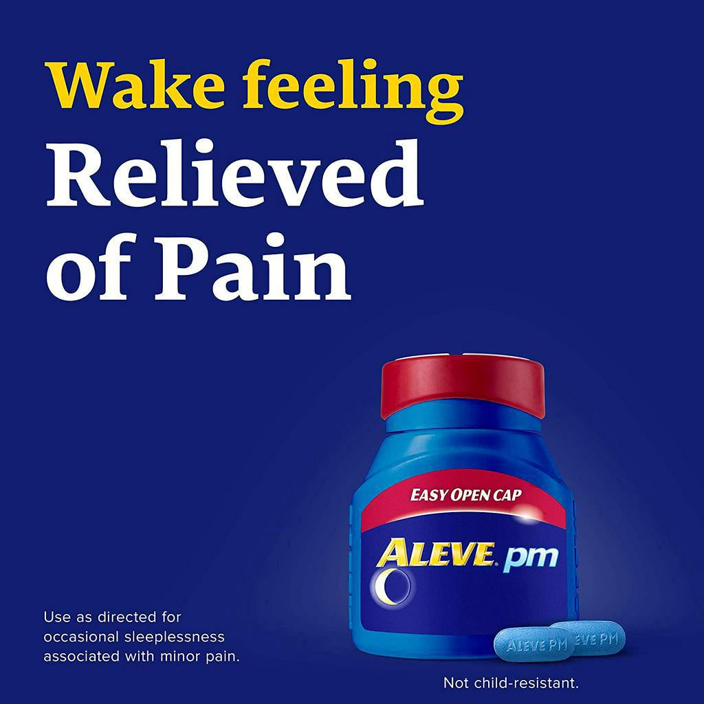 Al e ve PM Caplets, Nighttime Sleep Aid, Reliever, 80 Caplets (Easy Open Cap)