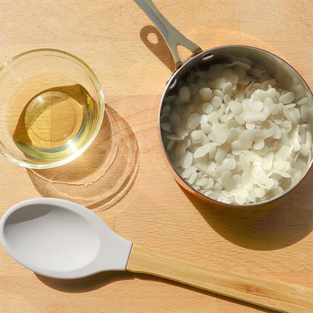 Sky Organics White Beeswax Triple Filtered Beeswax Pellets For DIY Projects 454g