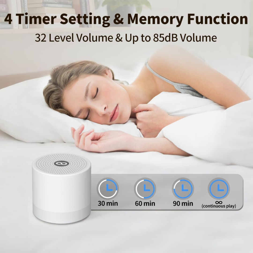 Hushing Mini Portable White Sound Noise Machine